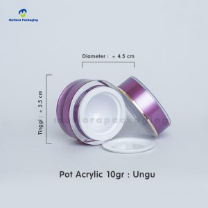 POT ACRYLIC 10GR UNGU