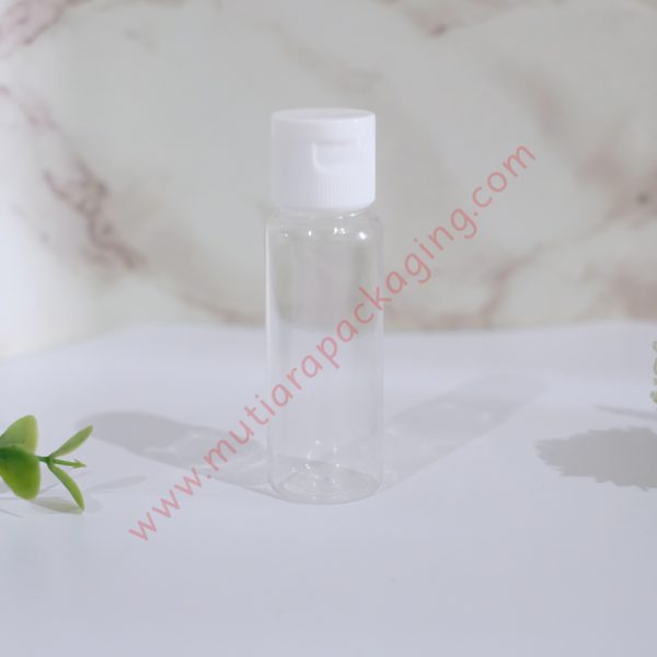 Botol Fliptop 30ml Natural tutup DOve