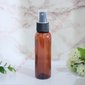 BOTOL SPRAY 100ML AMBER TUTUP NATURAL