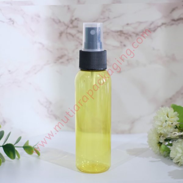 Botol Spray 100ml Yellow tutup Hitam