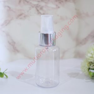 BOTOL TUBULAR 60ML SPRAY BENING TUTUP HITAM