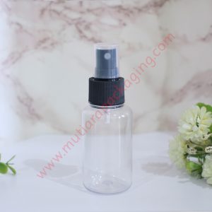 BOTOL TUBULAR 60ML SPRAY BENING TUTUP NATURAL