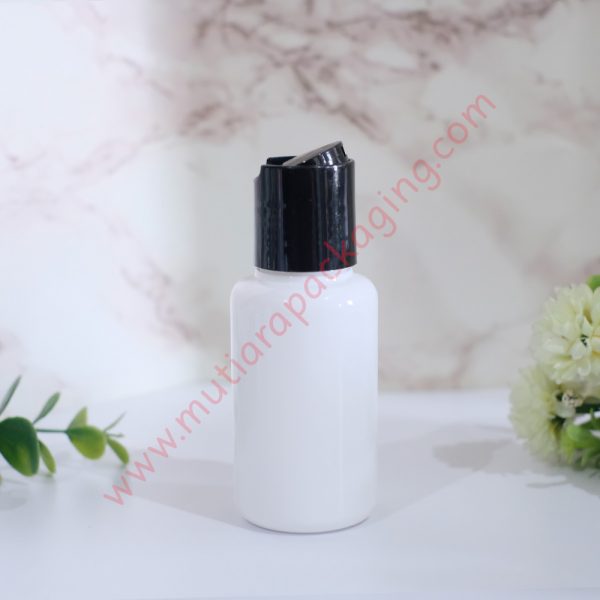 Botol tubular Disktop 60ml Dove tutup Hitam