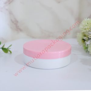 Pot Lulur 100gr Ceper Pink-Putih