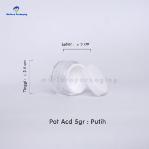 POT ACD 5GR PUTIH