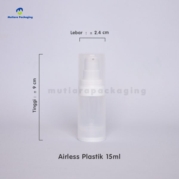 airless plastik 15ml