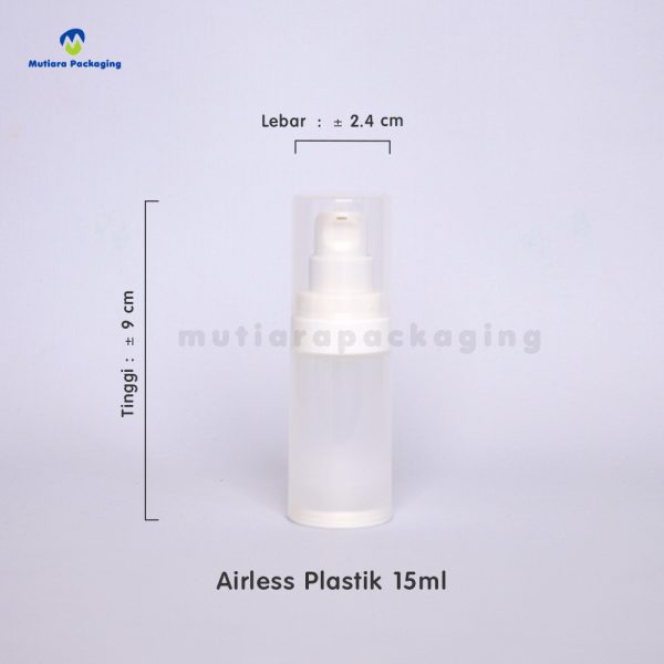 airless plastik 15ml