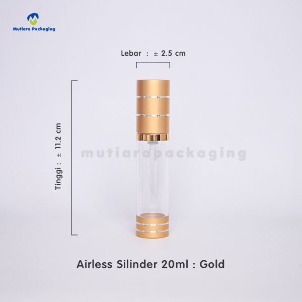 airless silinder gold