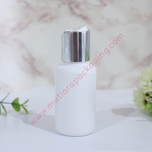 botol disktop tubular 60ml dove tutup silver