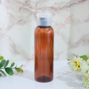 BOTOL DIKSTOP 100ML AMBER TUTUP NATURAL