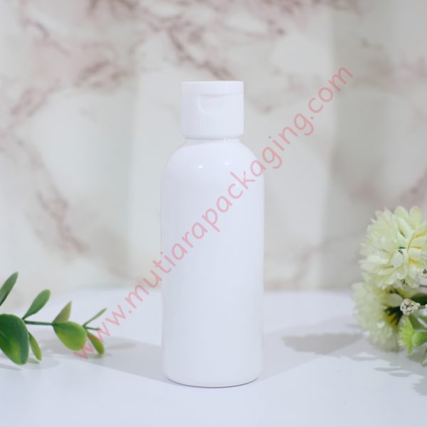 botol fliptop 60ml dove tutup putih