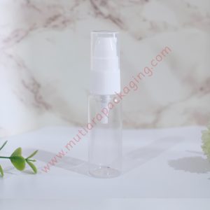 BOTOL SPRAY 30ML NATURAL NECK SILVER