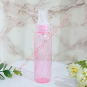 BOTOL SPRAY 100ML PINK TUTUP PUTIH