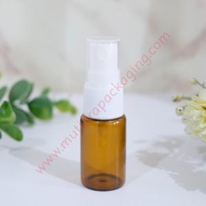 BOTOL SPRAY KACA BENING 10ML TUTUP PUTIH