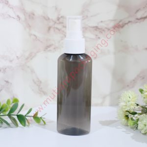 BOTOL SPRAY OVALE 100ML HITAM TUTUP NATURAL