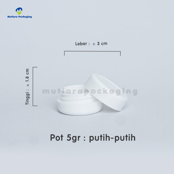 POT PP 5GR PUTIH-PUTIH