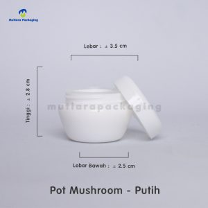 POT MUSHROOM 10GR PUTIH