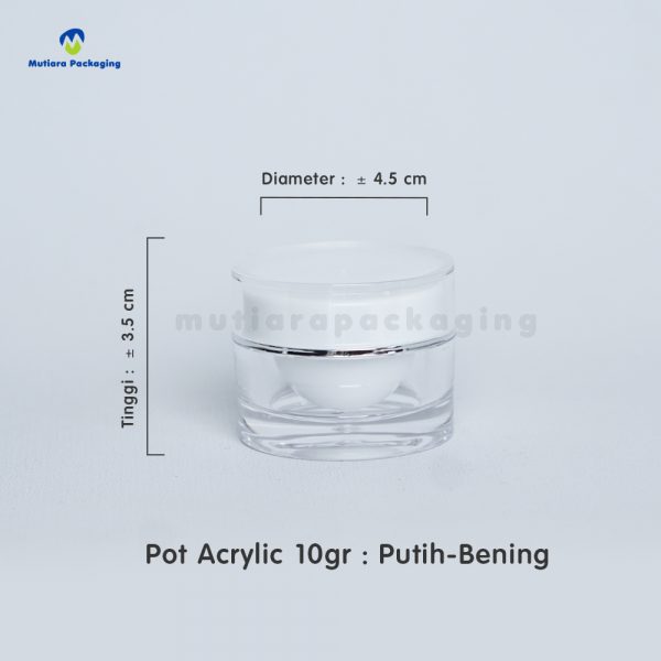 Acrylic 10gr Putih-Bening